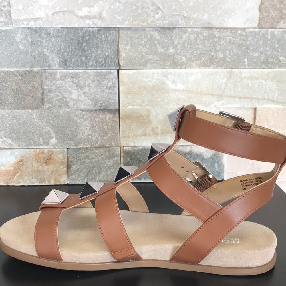 MICHAEL Michael Kors Wren Studded Leather Sandal - Picture 5 of 7